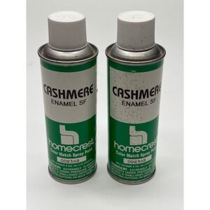 Lot of 2 Homecrest Cashmere Enamel SF Color Match Spray Paint 002368 6oz Cans